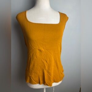 Jones New York Mustard Yellow Blouse Size Large